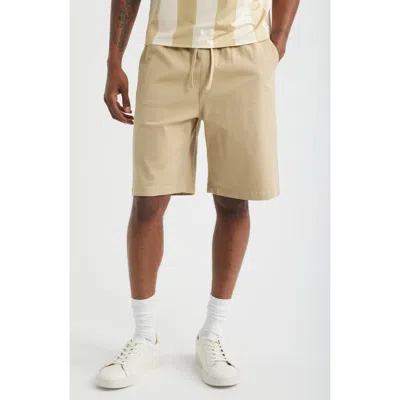 Santo Studio Peninsula Forever Drawstring Shorts In Brown
