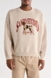 Santo Studio Pointer Knit Sweater In Neutral