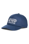 Santo Studio Pop-up Cafe Snapback Cap In Blue
