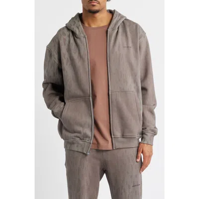 Santo Studio Preda Zip Hoodie In Gray