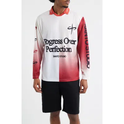 Santo Studio Progress Over Perfection Club Jersey In Red