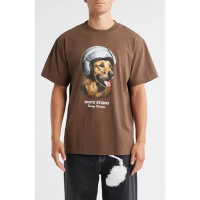Santo Studio Retriever Racing Graphic T-shirt In Multi