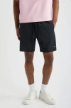 Santo Studio Stadium Tech Drawstring Shorts In Black