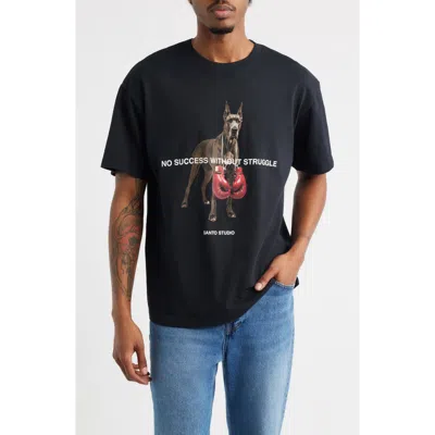 Santo Studio Success Drappo Graphic T-shirt In Black