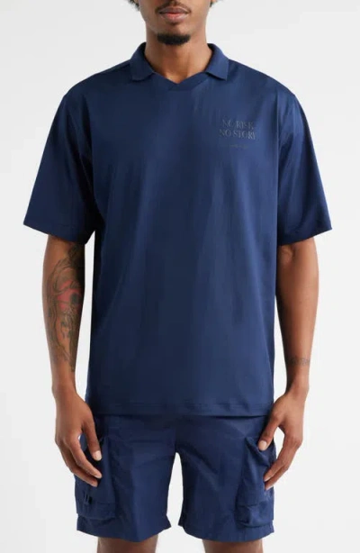 Santo Studio Take Risks Club Polo In Blue