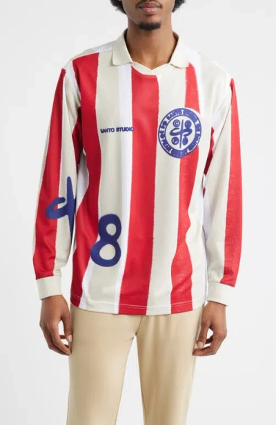 Santo Studio Team Long Sleeve Club Jersey In Red