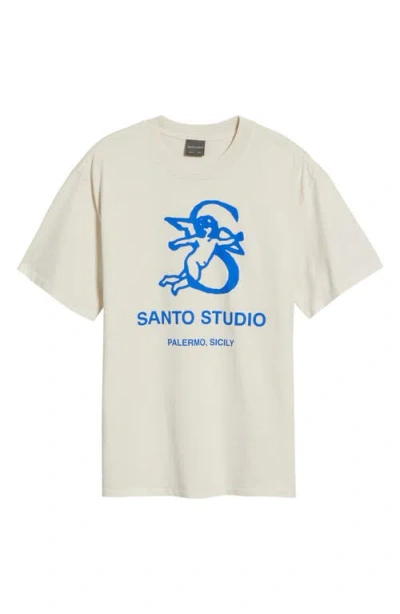 Santo Studio Team Palermo Graphic T-shirt In White