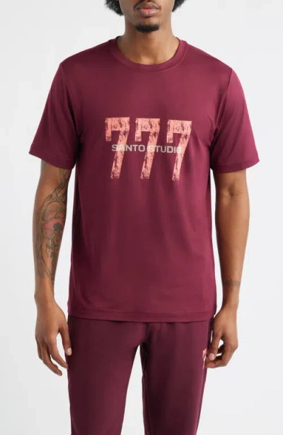 Santo Studio Tempo 777 Tech T-shirt In Brown