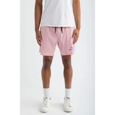 Santo Studio Tempo Appreciate Tech Drawstring Shorts In Pink