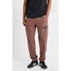 Santo Studio Tempo Ciao Bella Tech Performance Joggers In Brown