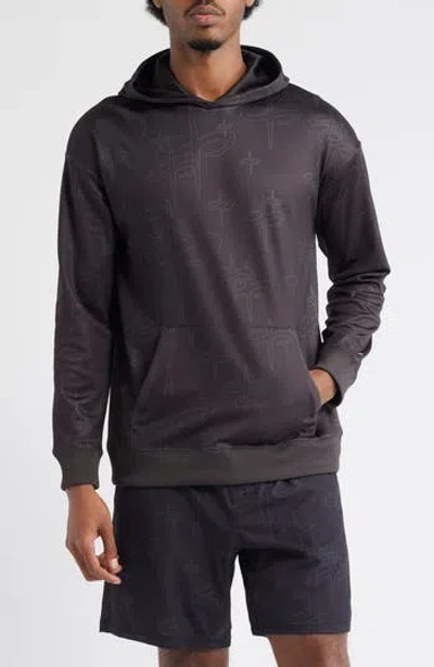 Santo Studio Tempo Comfort Performance Hoodie In Black