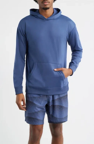 Santo Studio Tempo Comfort Performance Hoodie In Blue