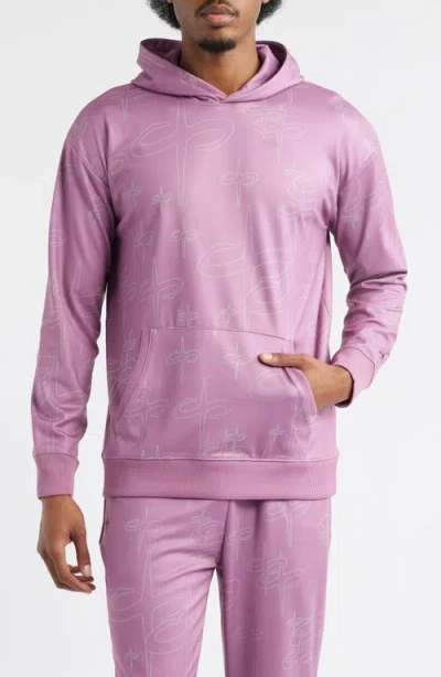 Santo Studio Tempo Comfort Performance Hoodie In Purple