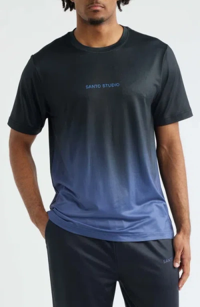 Santo Studio Tempo Faded Tech Performance T-shirt In Multi