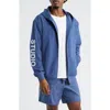 Santo Studio Tempo Forever Tech Zip Jacket In Blue