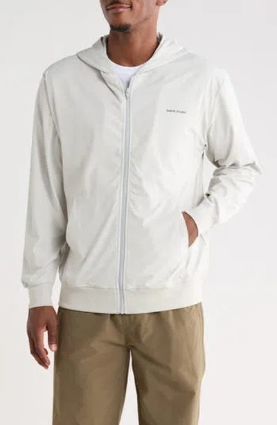 Santo Studio Tempo Lite Zip Hoodie In White