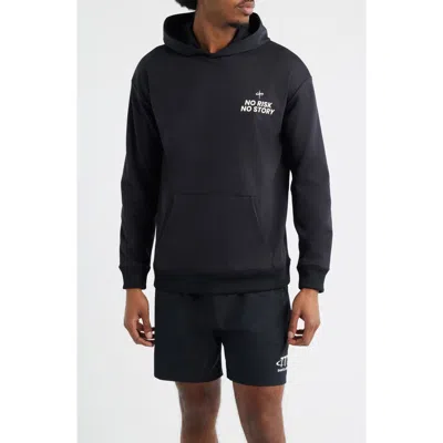 Santo Studio Tempo No Risk Comfort Graphic Hoodie In Black