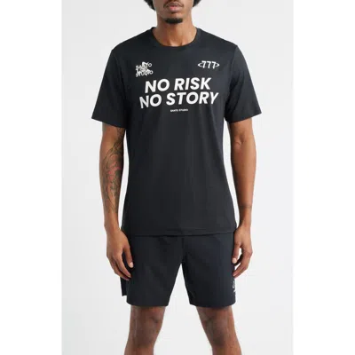 Santo Studio Tempo No Risk Graphic T-shirt In Black