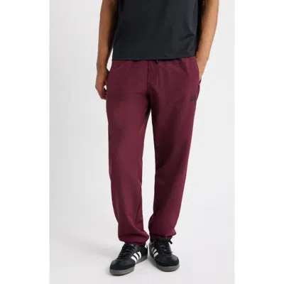 Santo Studio Tempo Rose Tech Pants In Burgundy