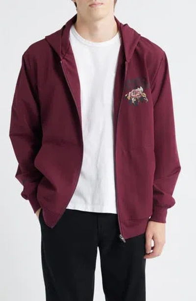 Santo Studio Tempo Rose Water Resistant Hooded Tech Jacket In Multi