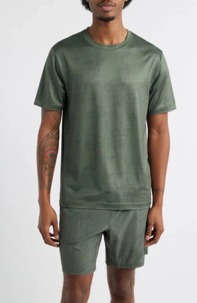 Santo Studio Tempo Tech T-shirt In Green