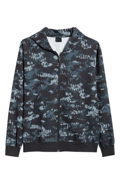 Santo Studio Tempo Tech Zip Jacket In Black