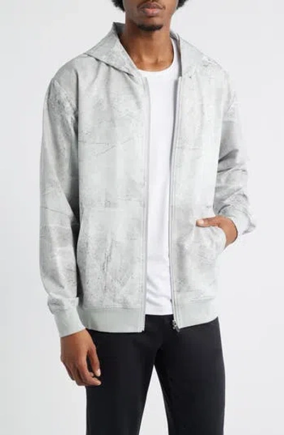 Santo Studio Tempo Tech Zip Jacket In Gray