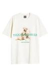 Santo Studio Thugs Need Hugs Cotton T-shirt In Tan
