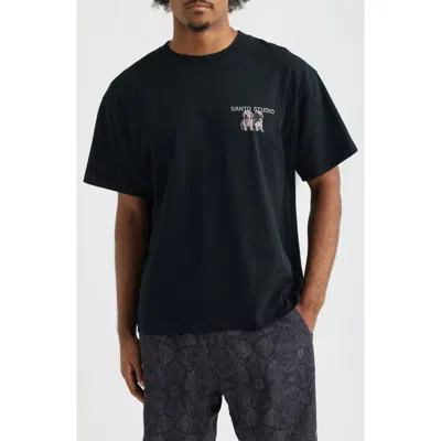 Santo Studio Thugs Need Hugs Graphic In Black