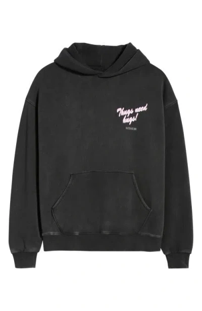 Santo Studio Thugs Need Hugs Graphic Hoodie In Black