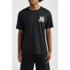 Santo Studio Thugs Need Hugs Graphic Tech T-shirt In Black
