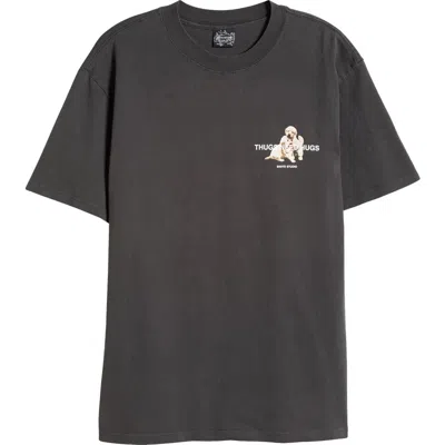 Santo Studio Thugs Need Hugs Og Cotton Graphic T-shirt In Black