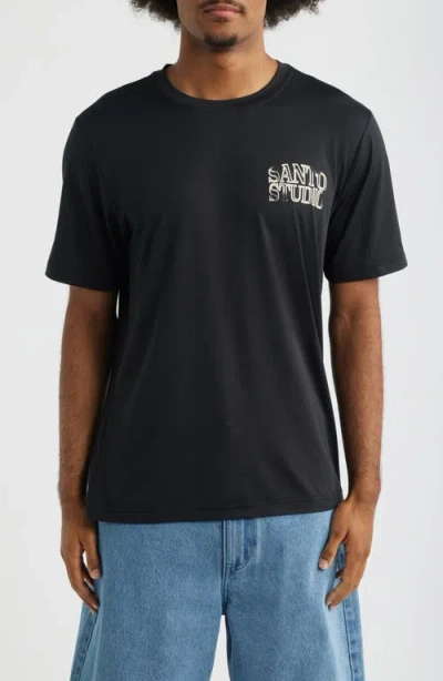 Santo Studio True Tech Graphic T-shirt In Black