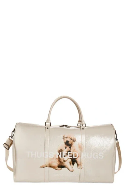 Santo Studio Twitch Stenberg Ivory Duffel Bag In White