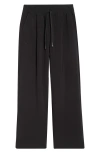 Santo Studio Veloce Cotton Neoprene Track Pants In Black