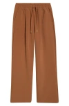 Santo Studio Veloce Cotton Neoprene Track Pants In Brown
