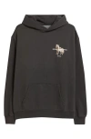 Santo Studio Wolf Night Club Graphic Hoodie In Black