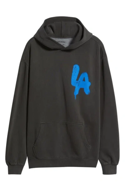 Santo Studio X Blake Snell La Spray Graphic Hoodie In Gray