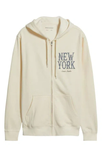 Santo Studio X Cody Bellinger Ny Thugs Zip Hoodie In White
