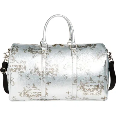 Santo Studio X Elly De La Cruz Duffle Bag In Silver