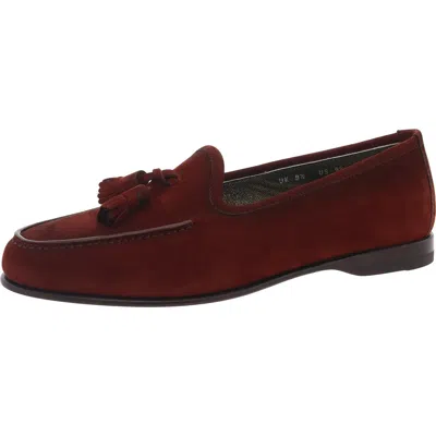 Santoni Andrea Mens Tassel Suede Loafers