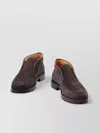 Santoni Slip-ons Desert Suede Loafers Rubber Sole In Brown