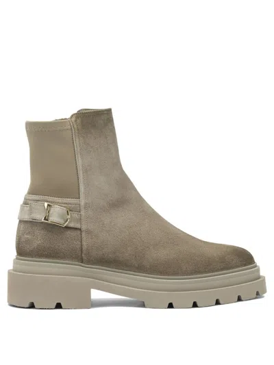 Santoni Ankle Boots In Neutral