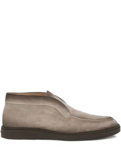 SANTONI ANKLE LOAFERS