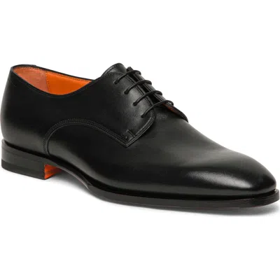 Santoni Archer Derby In Black