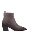 Santoni Basic M/w - Ankle Boot In Gray