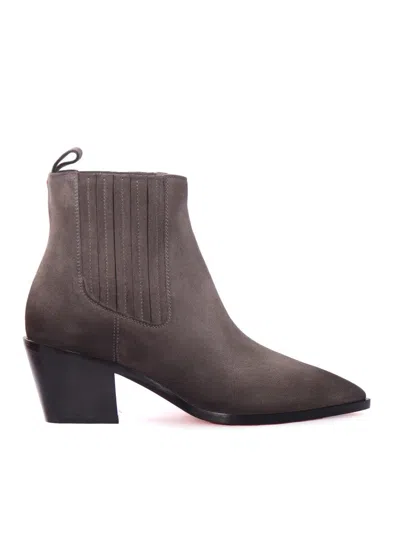 Santoni Basic M/w - Ankle Boot In Gray