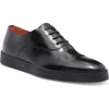 Santoni Behemoth Cap Toe Oxford Sneaker In Black