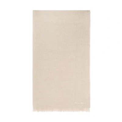 Santoni Beige Linen In Neutral