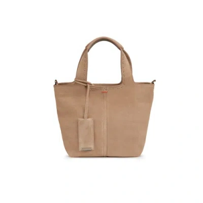 Santoni Beige Suede Handbag Sabbia D'inverno Brown
